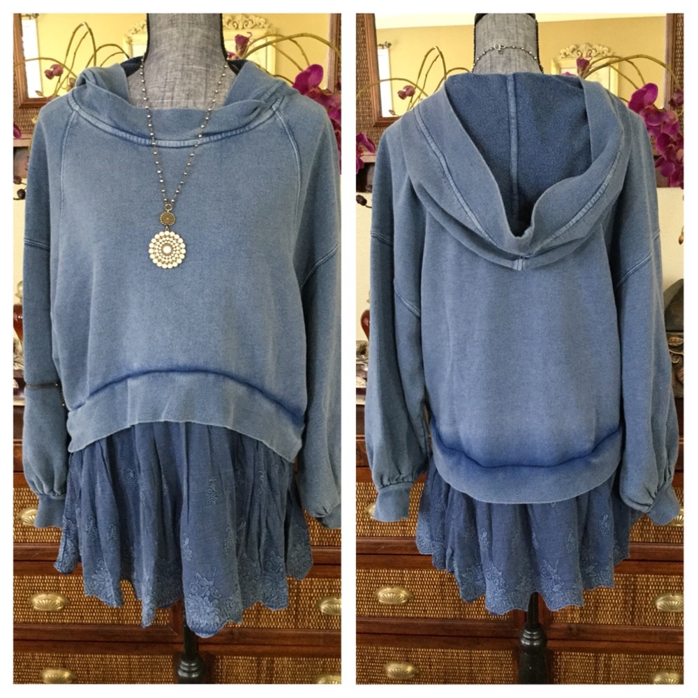 Free People Sweet Streets Hoodie.  NWT. - Picture 4 of 6
